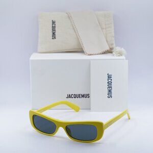 Jacquemus CAPRI JAC/55 C5 Rectangle Sunglasses - Yellow\Grey